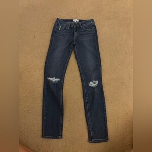 PAIGE Ultra Skinny Ripped Jean